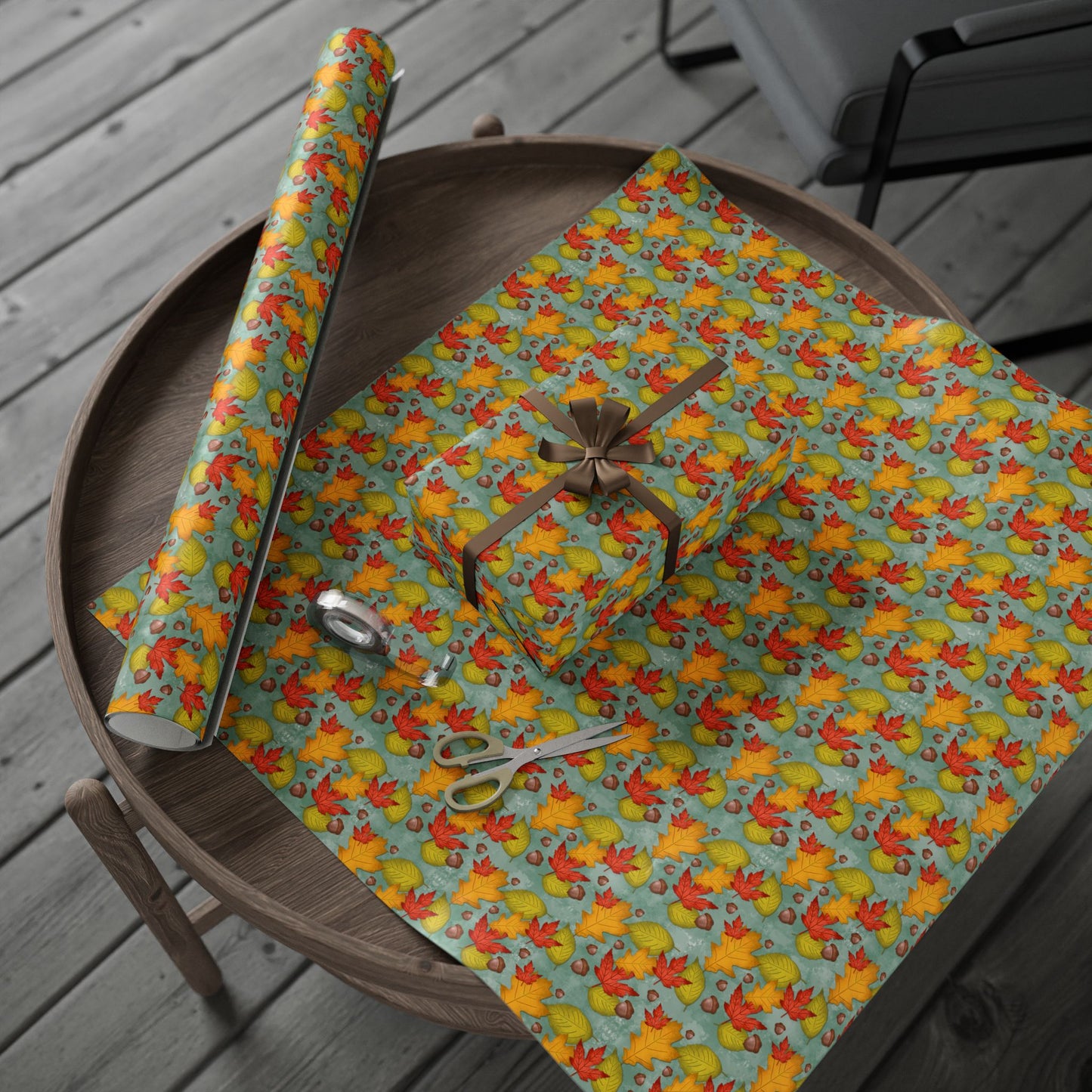 Autumn Leaves Gift Wrapping Paper Roll