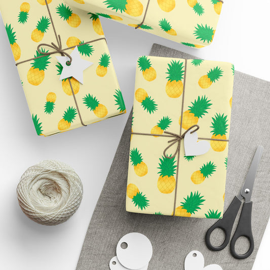 Pineapple Gift Wrapping Paper Roll