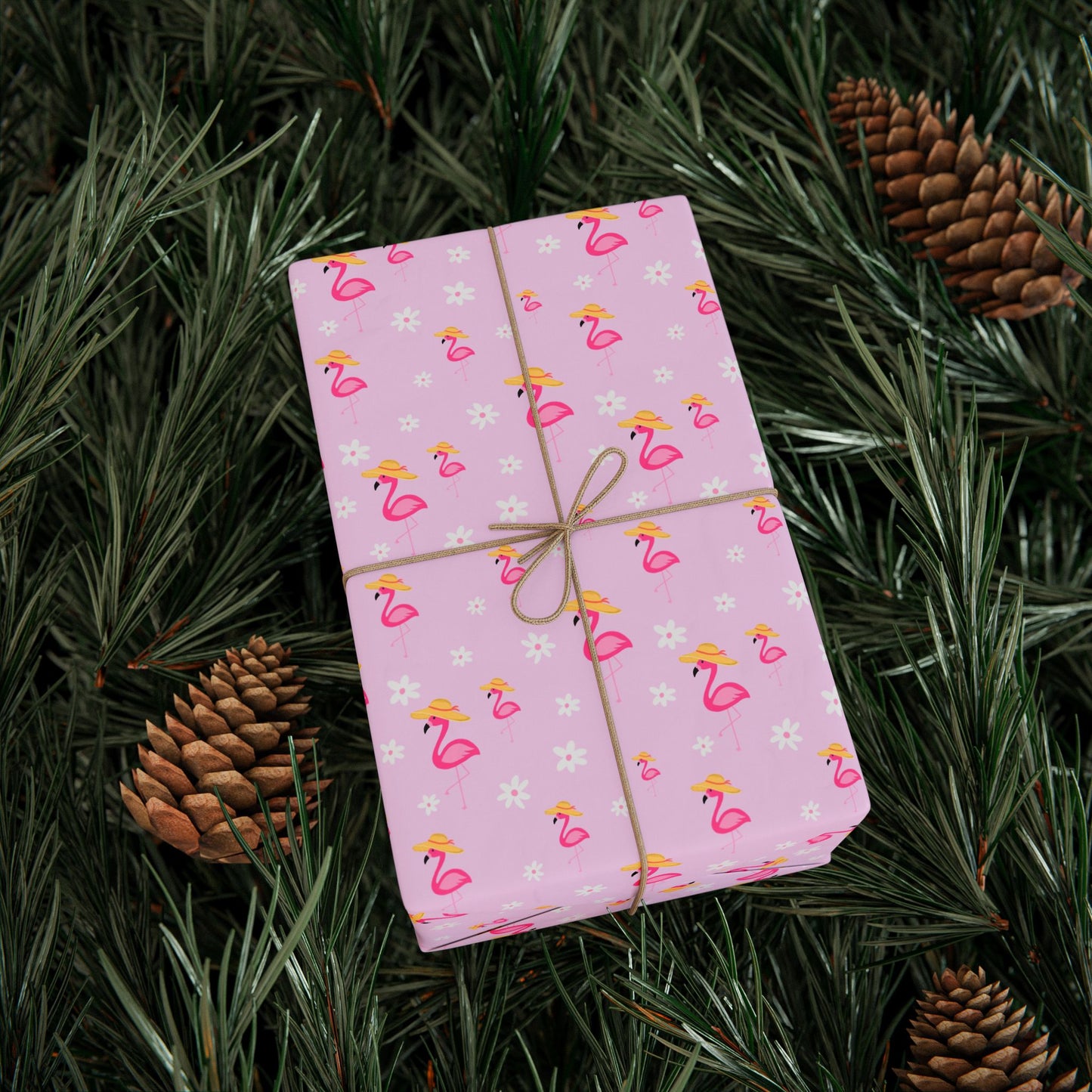 Flamingo Gift Wrapping Paper Roll