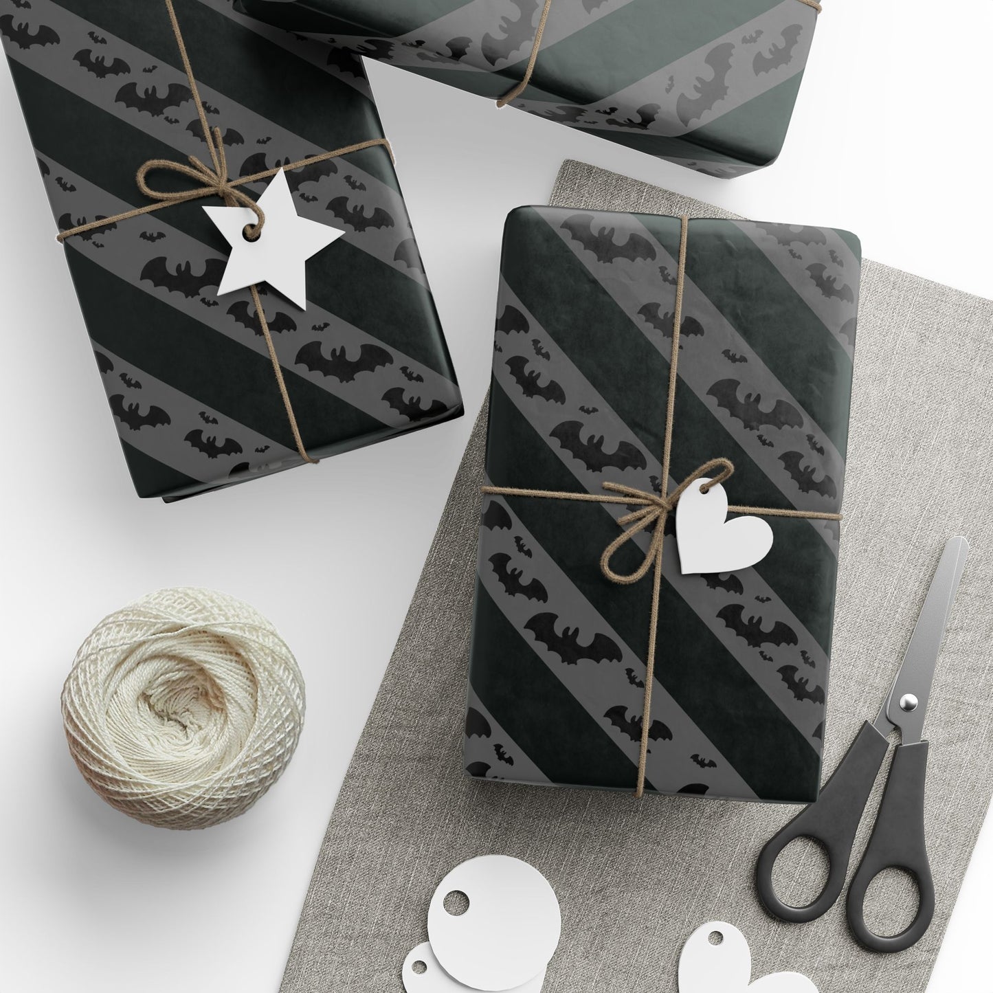 Spooky Bats Pattern Gift Wrapping Paper Roll