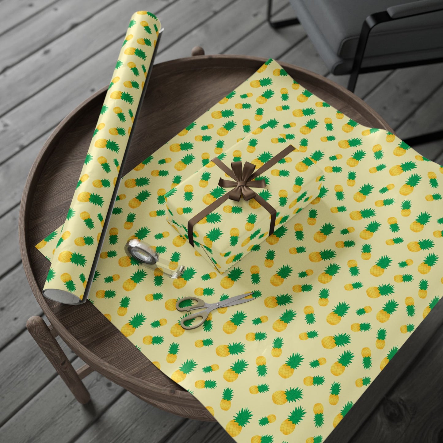 Pineapple Gift Wrapping Paper Roll