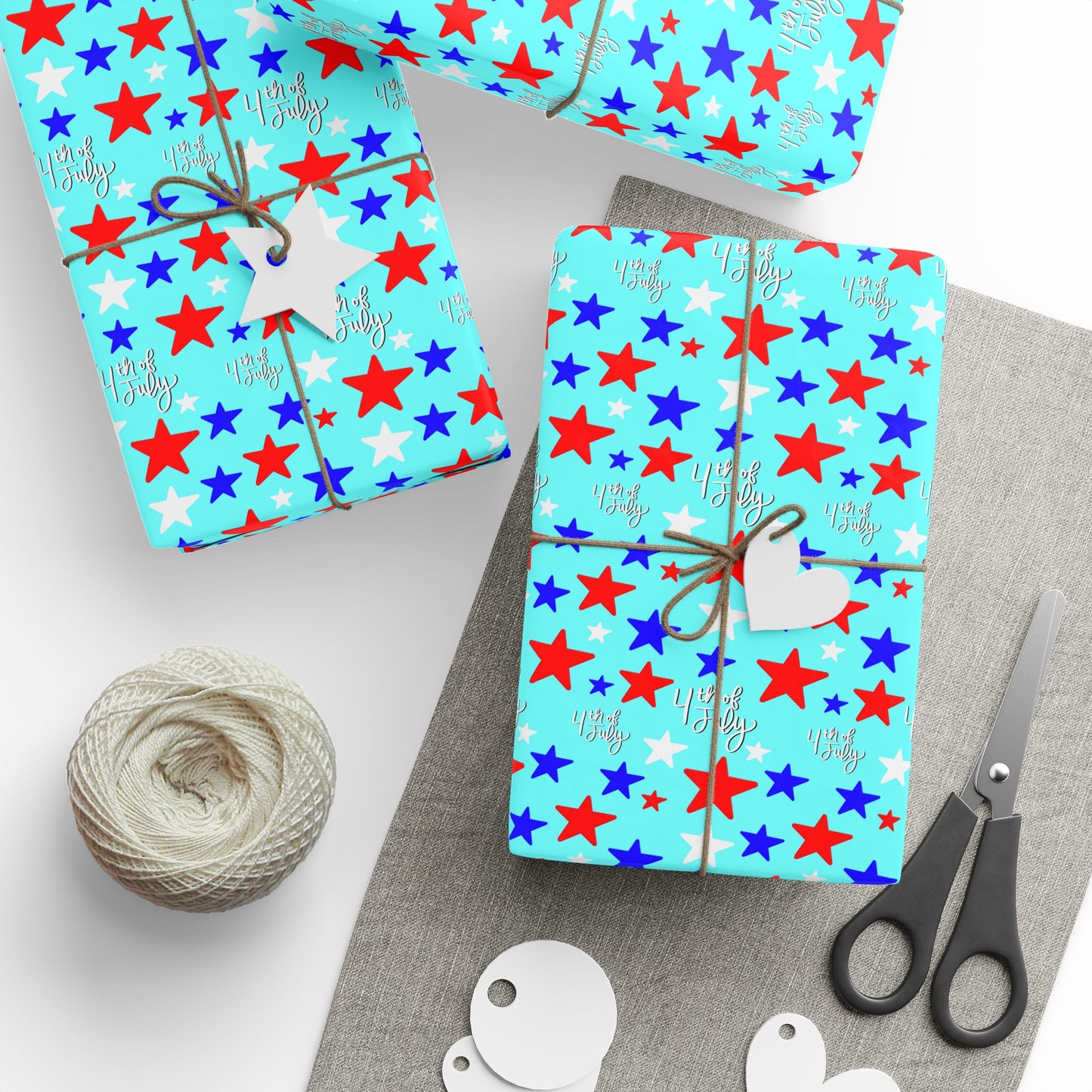 4th of July Gift Wrapping Paper Roll