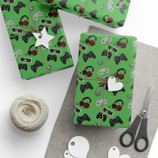 Gamer Gift Wrapping Paper Roll