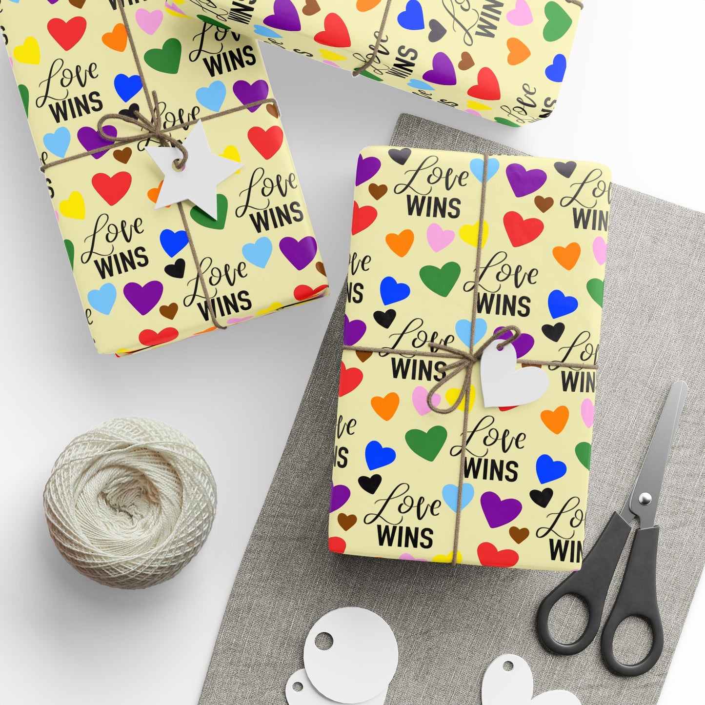 Love Wins Pride Gift Wrapping Paper Roll