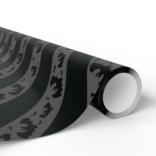 Spooky Bats Pattern Gift Wrapping Paper Roll