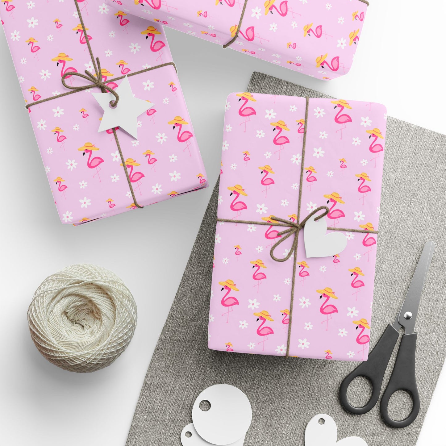 Flamingo Gift Wrapping Paper Roll
