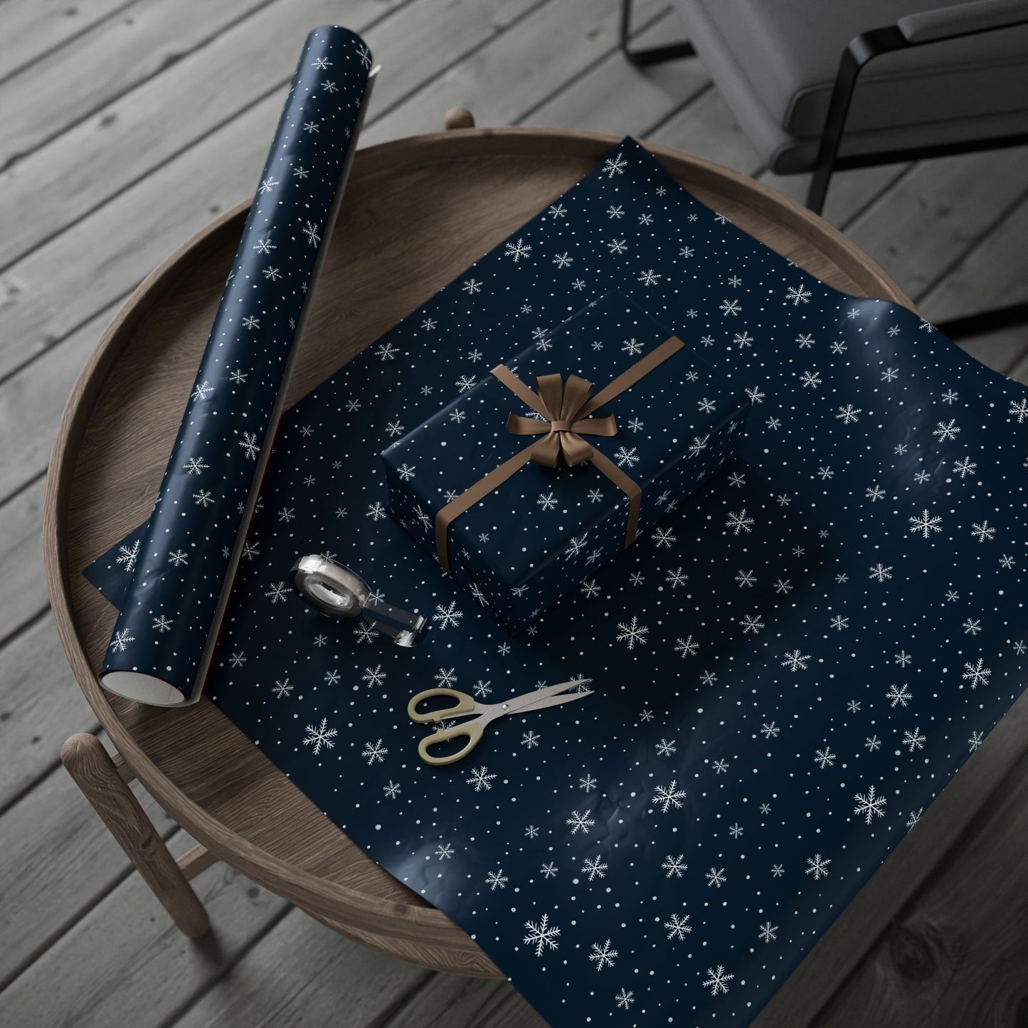 Snowflakes Gift Wrapping Paper Roll