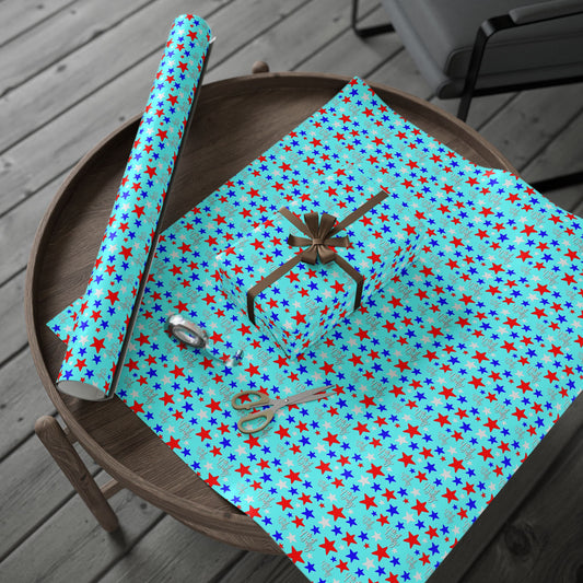 4th of July Gift Wrapping Paper Roll