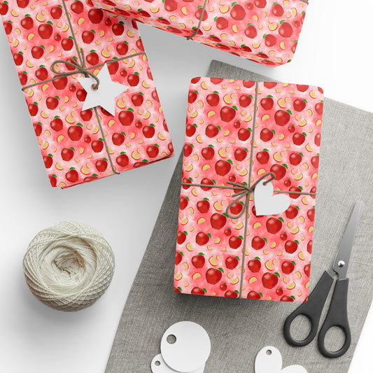 Apples Gift Wrapping Paper Roll