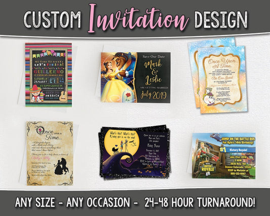 Custom Invitation Design: Any Occasion (Digital)